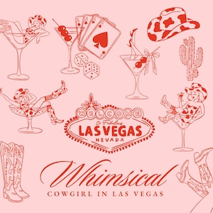 Pacchetto clipart SVG Cowgirl, stivali da cowgirl da discoteca Texas SVG, addio al nubilato a Las Vegas, Let's Go Girls SVG, file Cricut disegnati a mano in stile western