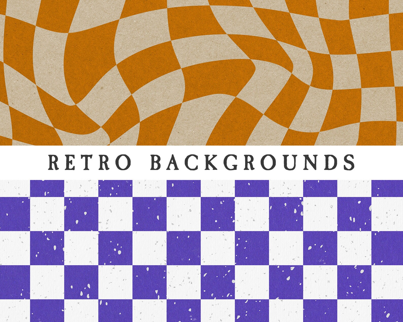Retro Checkered 70s 90s Chess Papers, Hippie Retro Checker Patterns ...