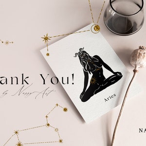 Zodiac Signs Clipart Celestial Gold Constellations Woman Hands Logo Horoscope Astrology Spiritual Symbol PNG black magic Girls image 10