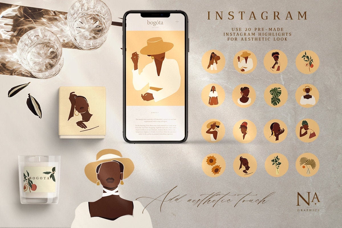 Instagram Highlight Covers Instagram Templates Womanly Insta 