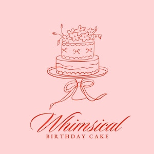 Wedding Cake SVG, Birthday Cake SVG, Whimsical Birthday Celebration Clipart, Hand Drawn Cake SVG