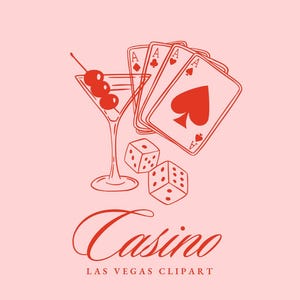 Playing Poker Cards Svg, Bachelorette Party Clipart, Las Vegas SVG, Cocktail SVG, Cricut Silhouette Sublimation, Casino Game Night Svg