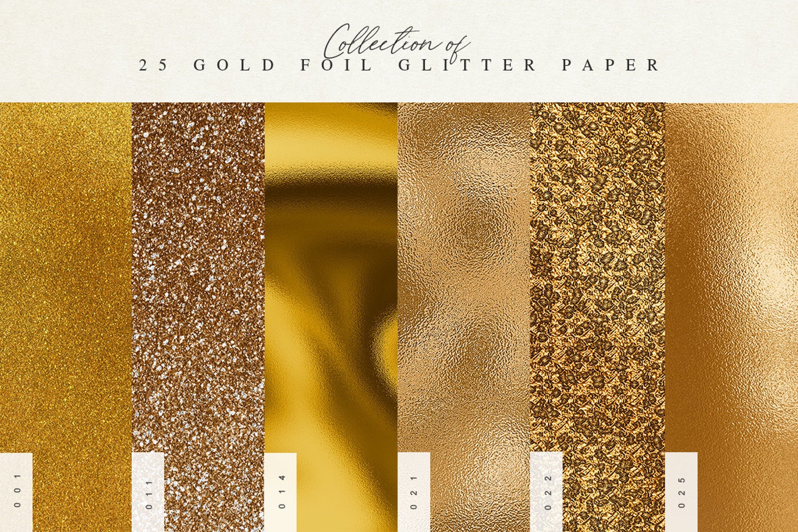 Gold Foil Glitter Metallic Digital Paper, Luxury Golden Gold Gradient ...