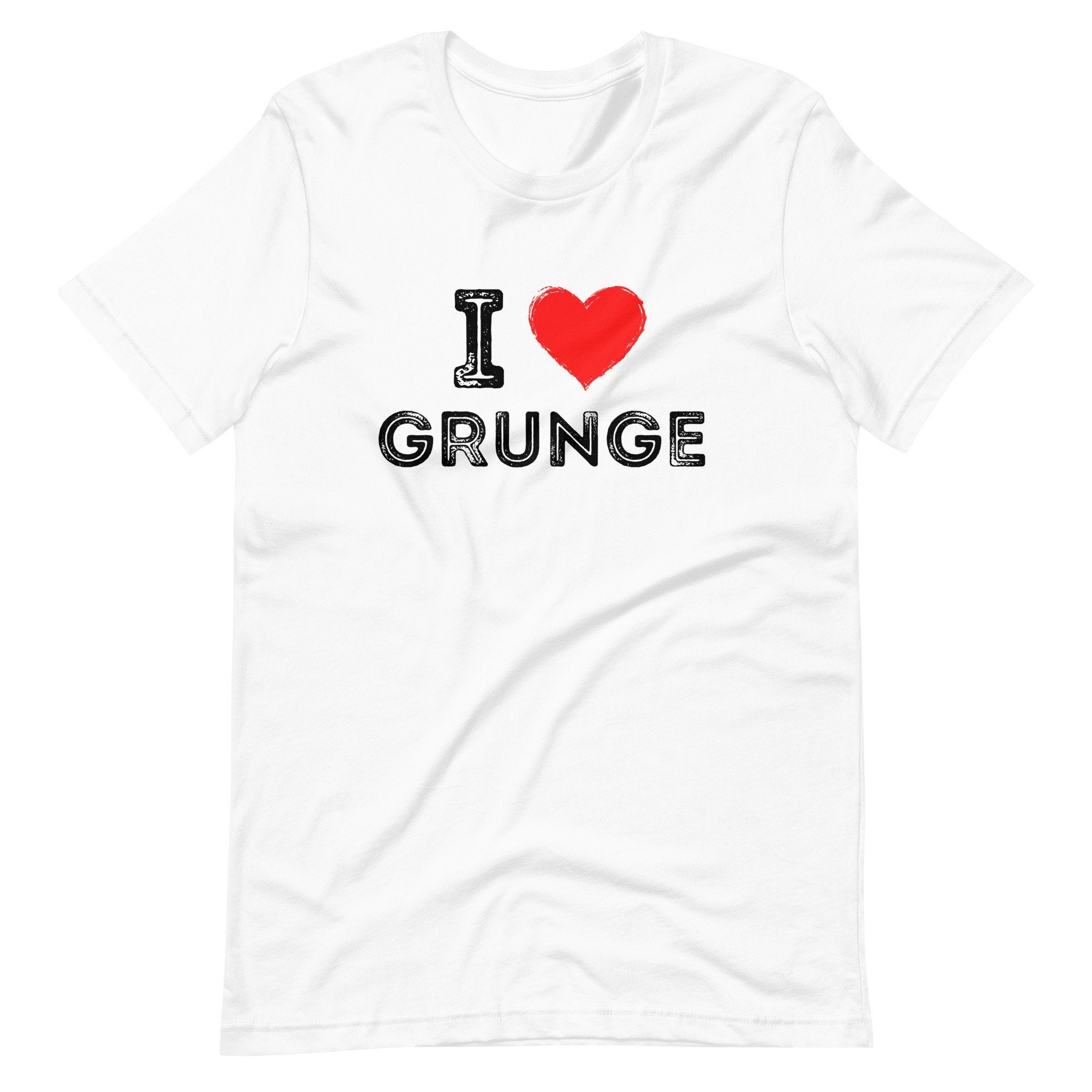 I Love Grunge Inspired T-shirt - Etsy