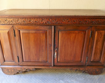 Antique Large Asian Hardwood Sideboard/Buffet