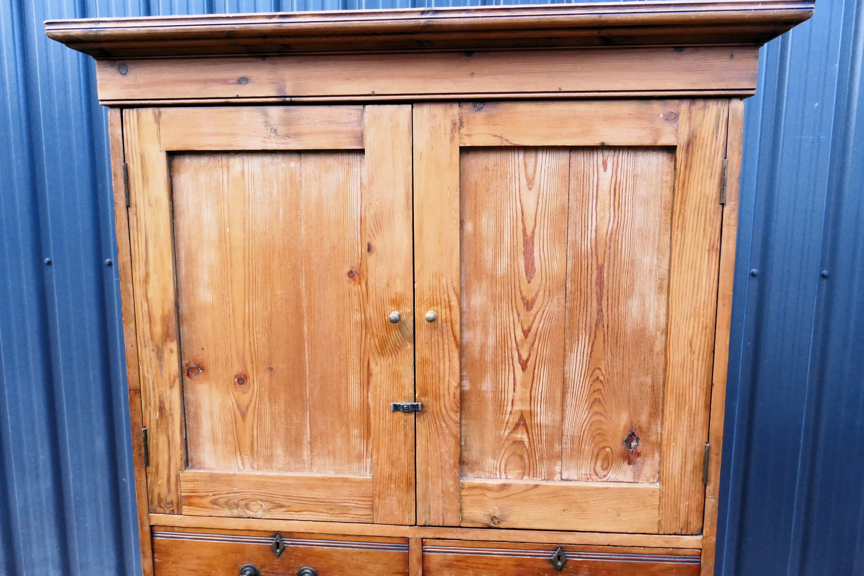 Antique Pine Linen Press Cupboard by Heal & Son Etsy UK