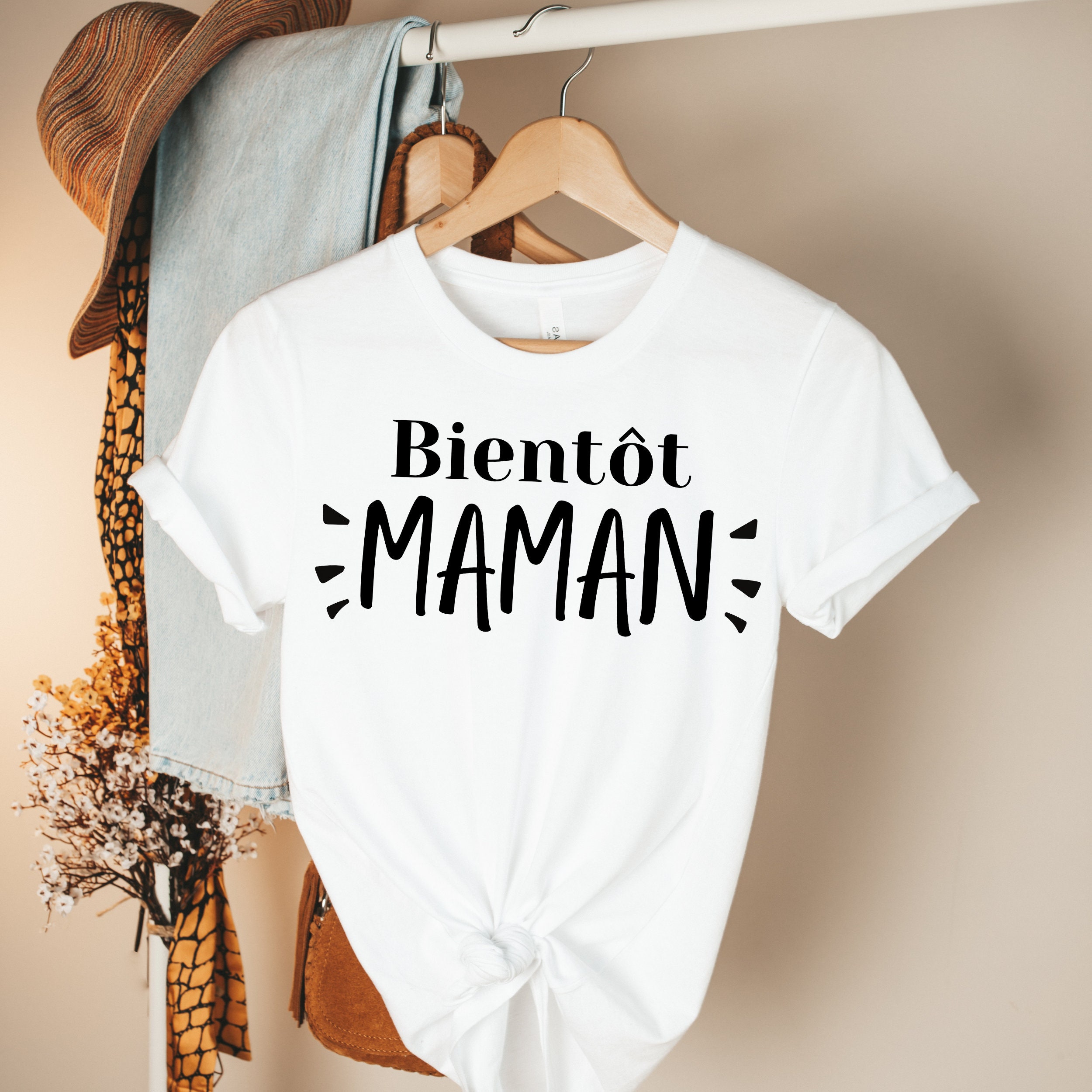 Bientôt Maman Shirt Bientot Maman Shirt Mom Future Pregnancy - Etsy