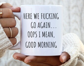 Tazze divertenti Regalo sarcastico regalo per il suo BuonGiorno Tazza mattina divertente tazza di caffè divertente tazza non una persona del mattino Mug