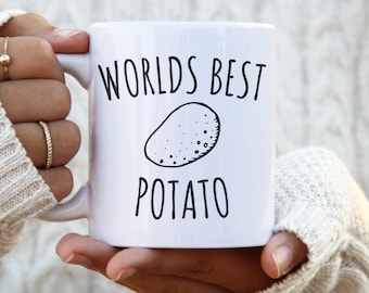 Weltenbeste Kartoffel Tasse Kartoffelbecher witzig Geschenk Kartoffelliebhaber Geschenk lustige Kartoffel Tasse Kartoffel Geschenk für Sie Kartoffel lustige Kaffee