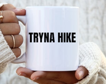 Take a Hike mug Hiking Gifts Hiker mug Nature mug Trendy mug Gift for a hiker Mountains mug Hike Gift Camping Mountains Funny Hiking mug