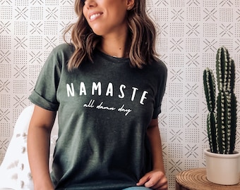 Namaste Shirt, Gift for Yogi, Yoga Lover Shirt, Meditation Shirt, Yoga Shirt, Yoga Tshirt, Yoga Meditation Shirt, Yoga Shirt Women