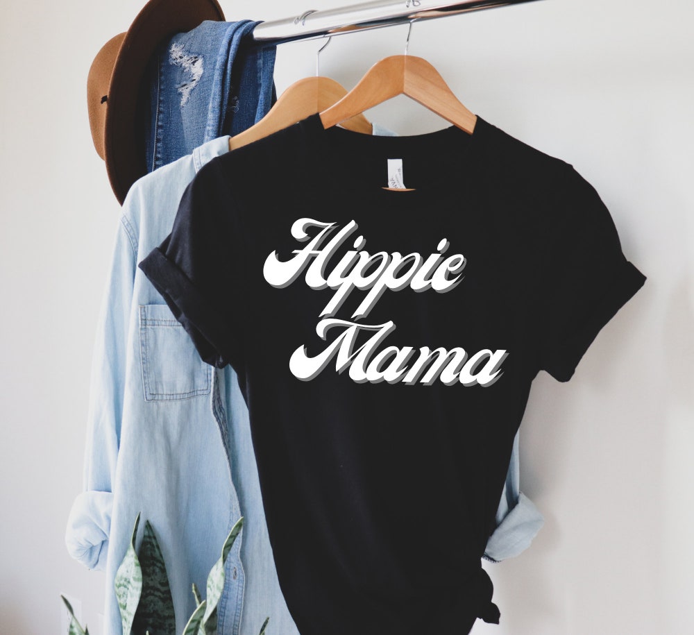 Hippie Mama Mom Shirt Mama Funny Mom Shirt Mothers Day Shirt Mommy Shirt Mama Shirts Motherhood Shirt Hipster Shirt Funny Hippie Shirt Printfushion