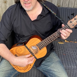 Ukulele Strap Conversion Kit - Headstock Tie and body wrap