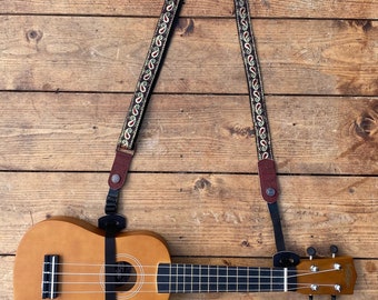 VEGAN - Ukulele Strap Conversion Kit - Headstock Tie & Body Wrap