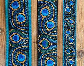 Peacock Design Ukulele, Mandoline, Gitarre, Bass, Banjo Gurt - Verschiedene Breiten erhältlich