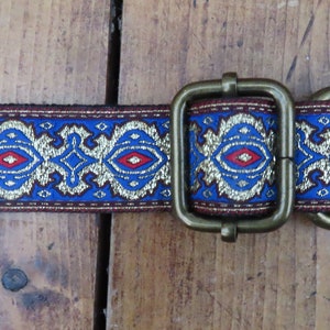 Blau Rot & Gold verzierter Diamant Ukulele Mandolinenband | Etsy