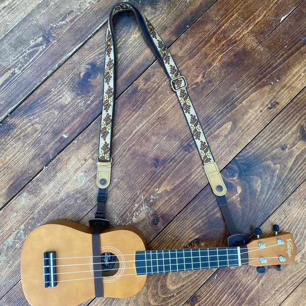 Ukulele Strap Conversion Kit - Headstock Tie and body wrap