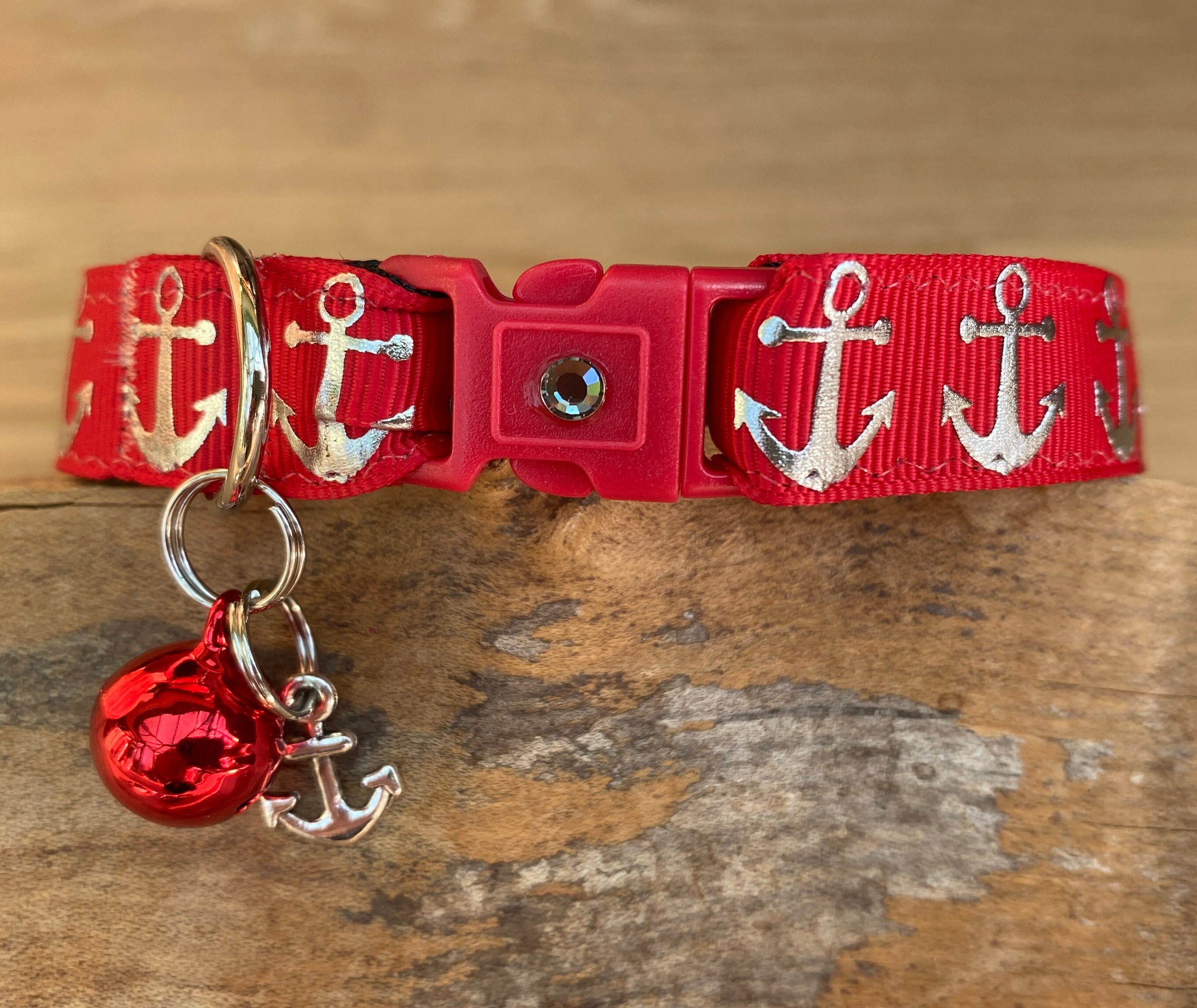 Cat Collar -  Printed Designs for Active Cats - Breakaway Safety Buckle - 15mm wide, 5/8 inch