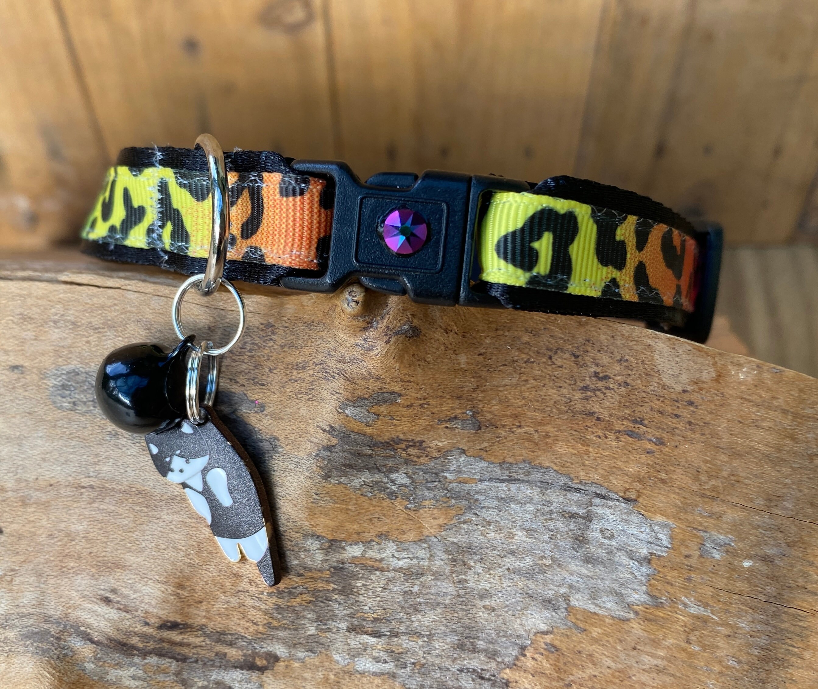 DC Comics Katzenhalsband Mit Breakaway – 1,3 Cm Breit, Schwarz/grau, Für Halsumfang 20-30,5 Cm