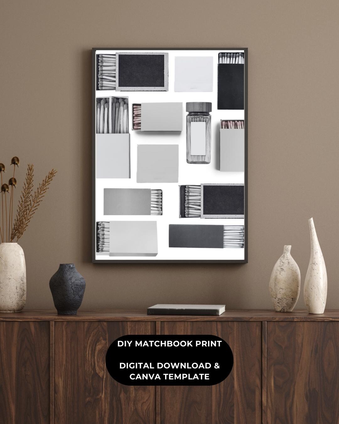 Matchbox Poster.pdf Matchbook Poster Template, Matchbox Digital Download, Matchbox Canva ...