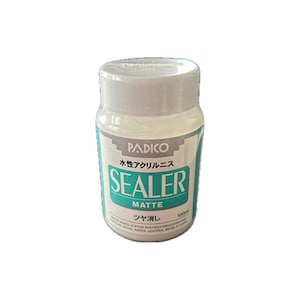 May include: A white bottle of Padico Sealer Matte, a water-based acrylic polymer emulsion coat. The label features Japanese text and a teal and white design. The bottle contains 100ml of product.