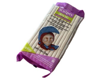 Super Sculpey Living-pop – lichtbeige polymeerklei (454 g / 1 pound)