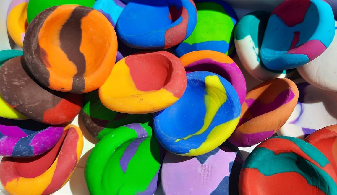 Worry/thumb stones handmade CLASS PACK 30 handmade clay Etsy