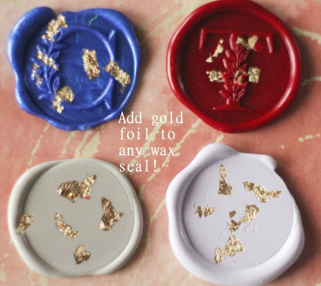 Gold Foil Addon for Wax Seals Etsy