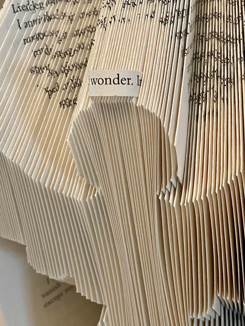 Angel Book Folding Pattern How to Book Fold Instruction - Etsy