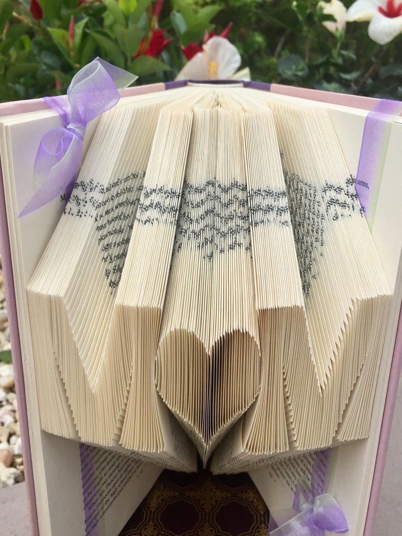 Mom Book Folding Pattern Learn How To Make Folded Book Art Etsy