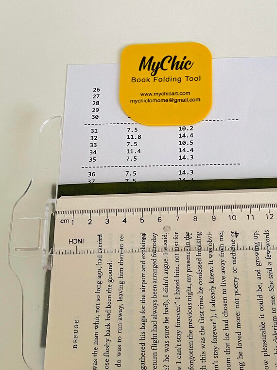 Book Folding Ruler Bundle Folding Tool for creasing paper and Etsy