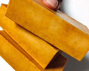Sapone alla curcuma/Sapone artigianale/Sapone al burro di karité/Sapone/Sapone naturale per uomo/Sapone artigianale/Sapone fatto a mano/Sapone/Festa della mamma/Regalo per damigella d'onore