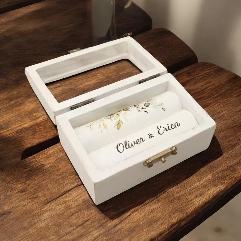 Personalized Wedding Ring Box, Bridal Party Gift,wedding Ring Box — free download