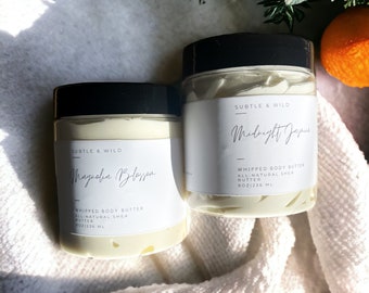 Natural Whipped Body Butter| Shea Butter Body Butter|Bridesmaid Gift|Bridal Gifts|Gift for Her|Mother's Day|Body Butter|Natural Skincare|