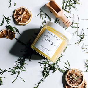 Turmeric Body Scrub|Body Scrubs|Gift|Scrubs|Gift Sets|Bridal Shower Gift|Wholesale|Body Scrub Set|Aloe Vera|Stocking StufferChristmas Gifts|