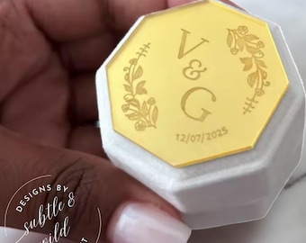 Personalized Wedding Ring Box, Bridal Party Gift,Wedding Ring Box, Custom Wedding Ring Box, Engagement, Wedding Ring, Wedding Favors Gift