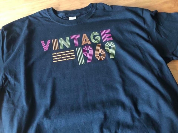 Happy 50th Birthday With Retro Vintage 1969 T-Shirt Happy 50th Birthday With Retro Vintage 1969 T-Shirt