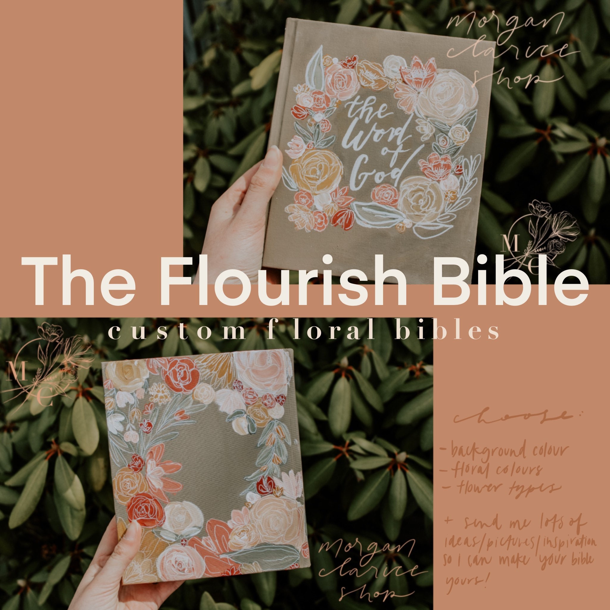 The Flourish Bible Etsy