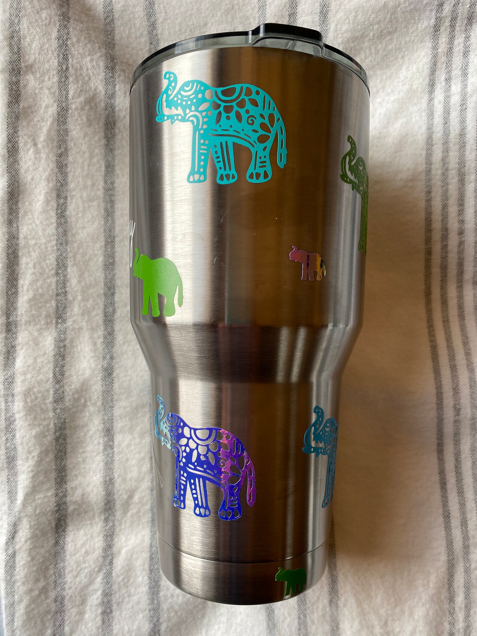 Elephant Tumbler Etsy