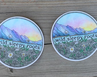 Wild Sleepy Roots Sticker