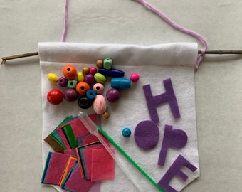 Hope Banner Flag At-Home Art Kit