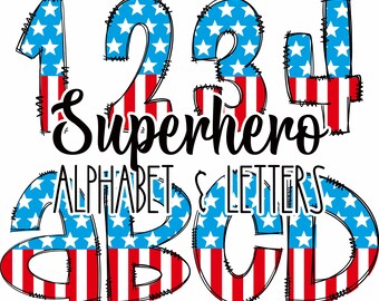 superman alphabet etsy