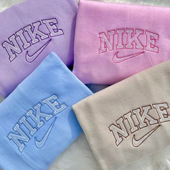 embroidered nike shoes