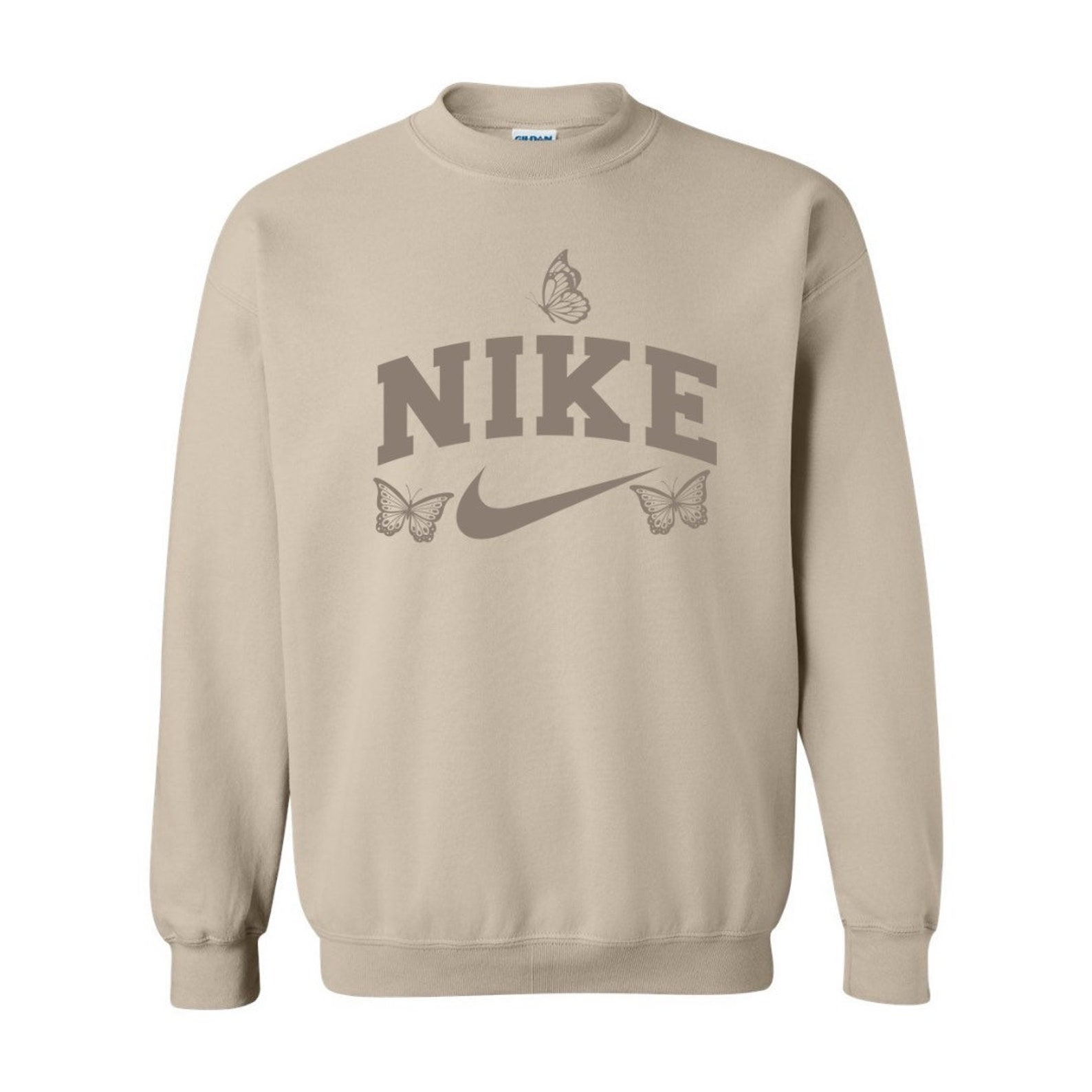 Nike butterfly crewneck trending oversized vintage sweater | Etsy