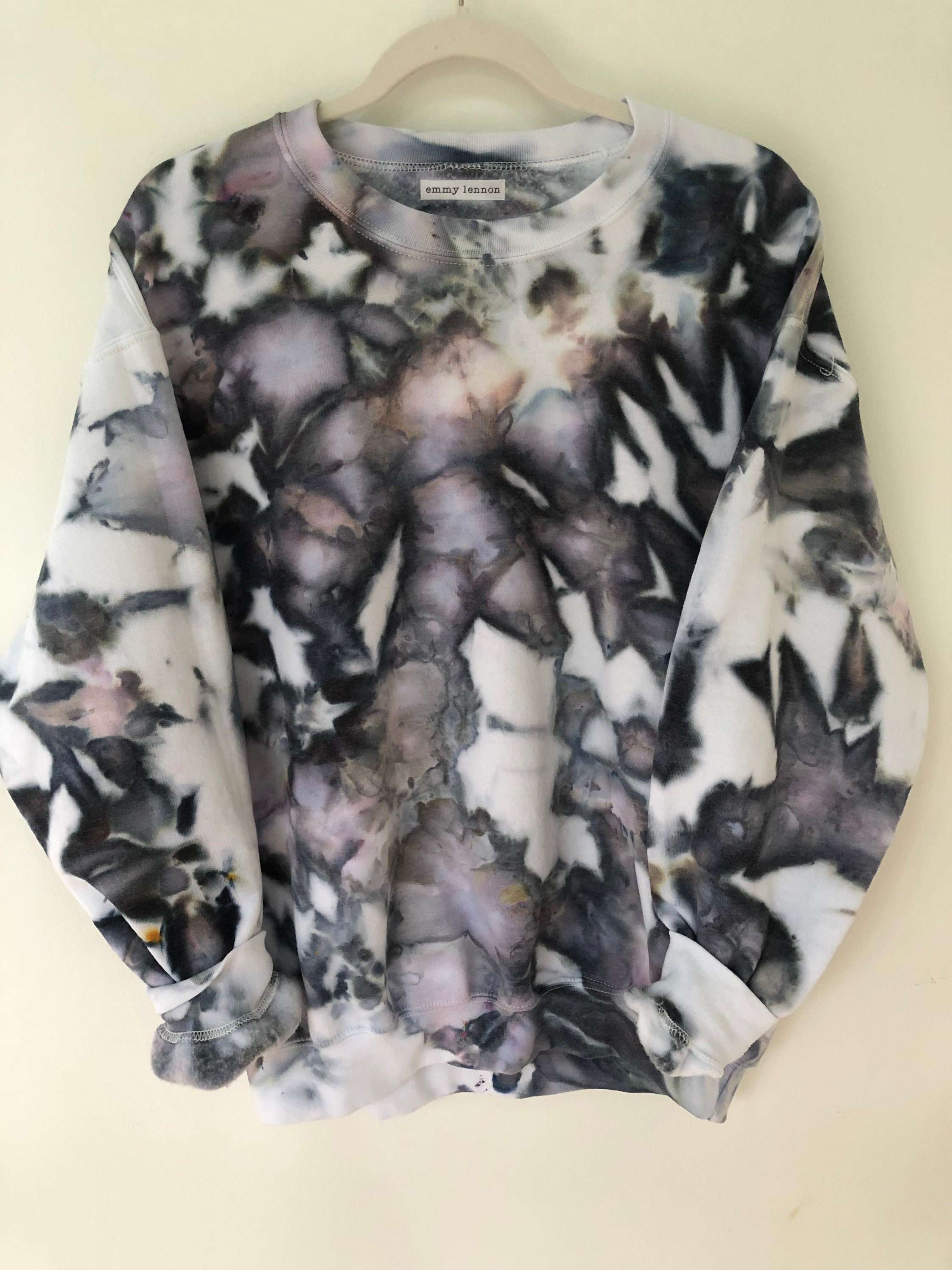 Enchanted Sweatshirt - Tie Dye Sweatshirt / Womens Tie Dye Shirts / T…