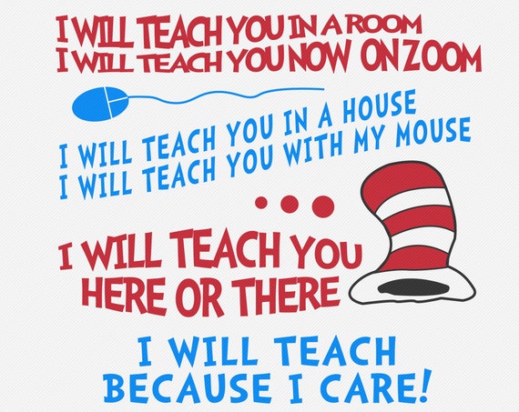 Download I Will Teach Zoom Teacher Home Education Svg Instant Etsy