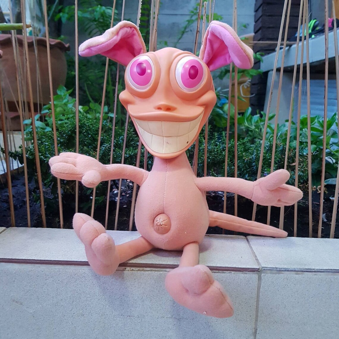 Ren & Stimpy. Ren doll is the main protagonist in the series Etsy