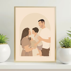 Face Portrait,(DIGITAL) custom illustration, personalised photo, photo illustration, personalised portrait, boyfriend gift, girlfriend gift