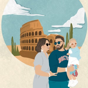 Face Portrait,(DIGITAL) custom illustration, personalised photo, photo illustration, personalised portrait, boyfriend gift, girlfriend gift