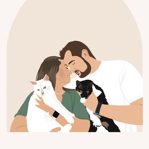 Face Portrait,(DIGITAL) custom illustration, personalised photo, photo illustration, personalised portrait, boyfriend gift, girlfriend gift